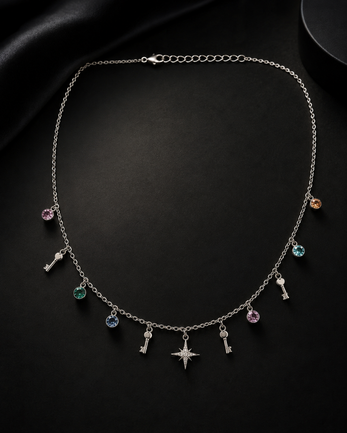 Enchanted Charm Sterling Silver Necklace