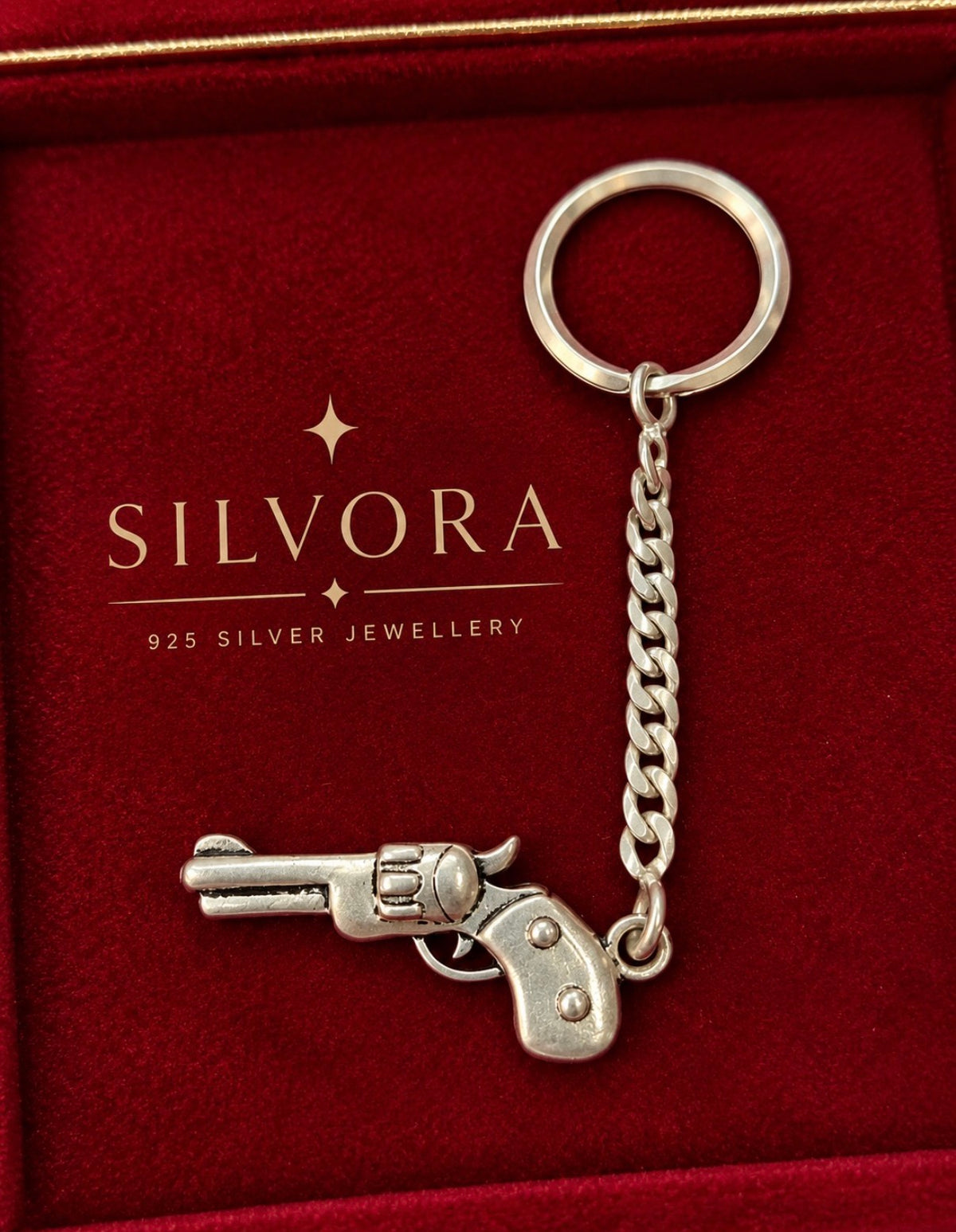 Revolver keychain