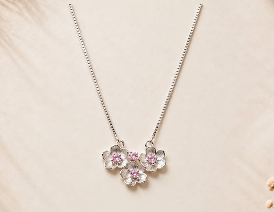 Blush Bloom necklace