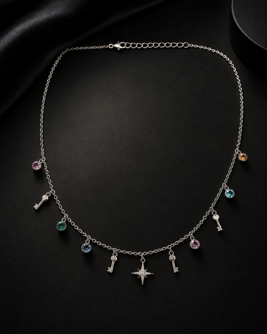 Enchanted Charm Sterling Silver Necklace