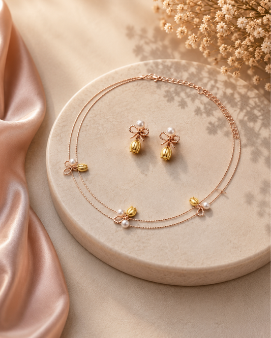 Floral Elegance Sterling Silver Set