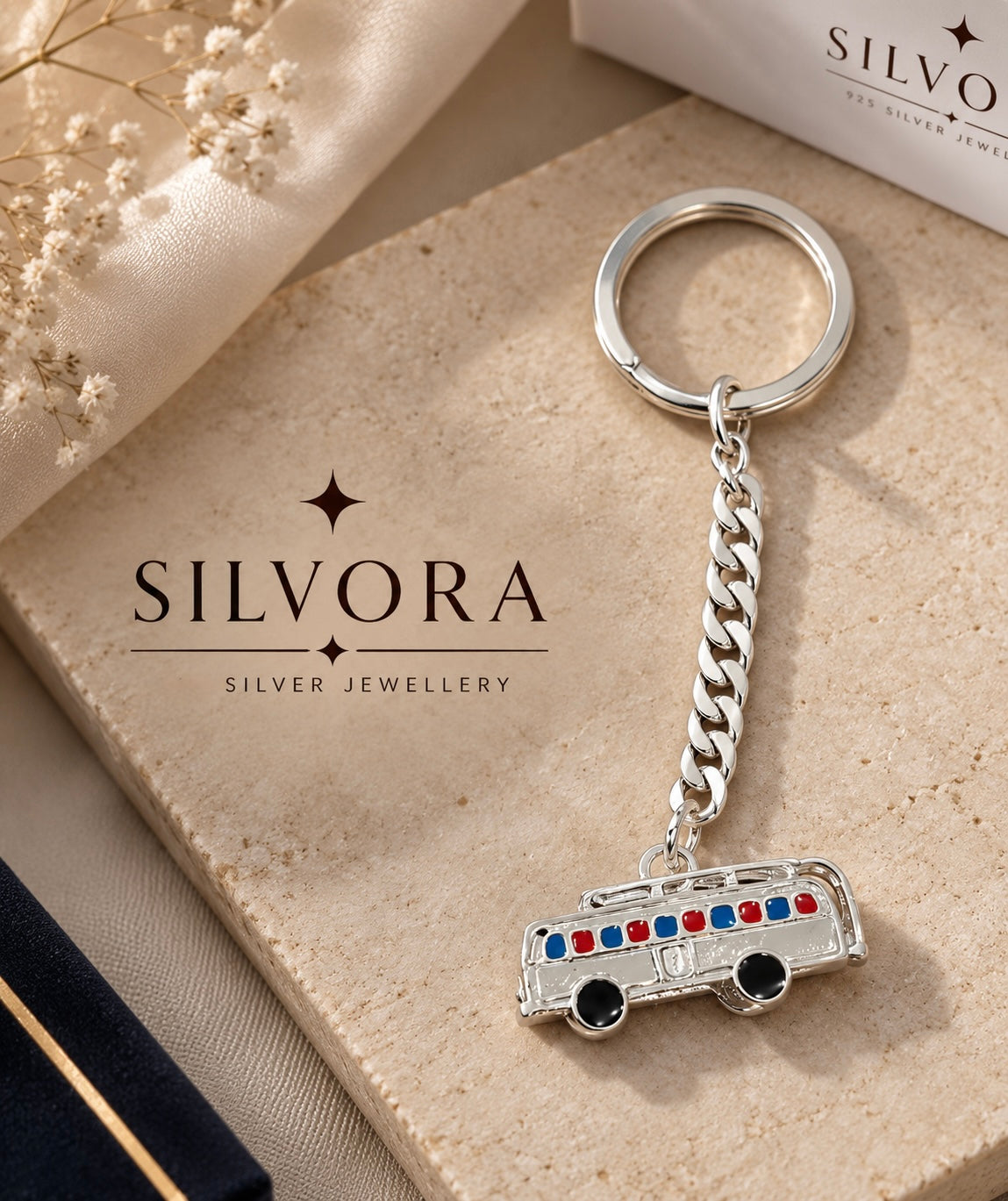 Bus keychain