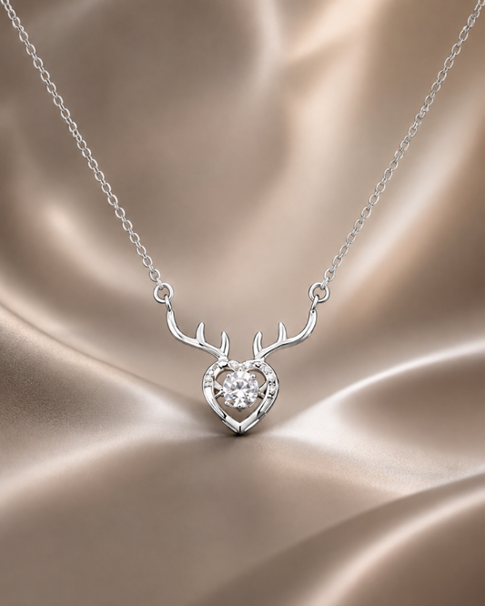 Heart of Elegance Sterling Silver Necklace