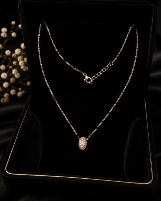 Minimal Elegance Sterling Silver Pendant Necklace