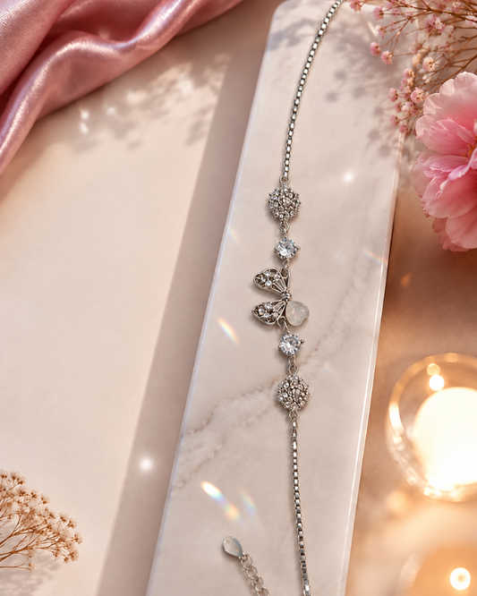 Butterfly Sterling Silver Bracelet